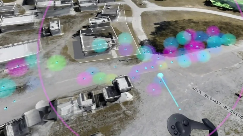 VR System Manages Drone Swarms