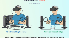 Untethered XR Tactile Feedback