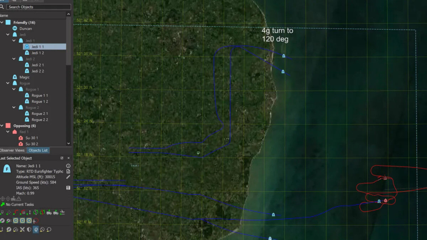 Fighter Jet AI Supports VR-Forces