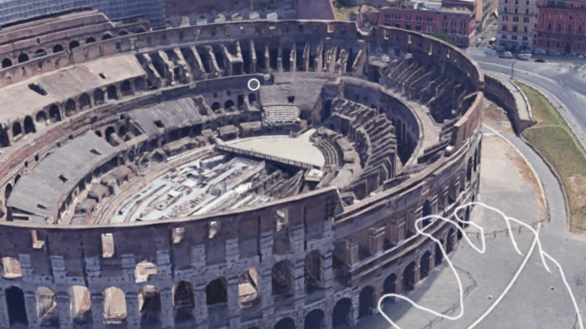 Immersed in 3D Google Maps