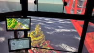 3D perception Enhances Crane Simulator