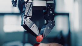 Dextrous Robots Train in Simulation