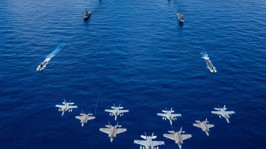 Simulation Connects Pacific Fighting Forces